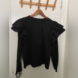 Black Long Sleeve Top